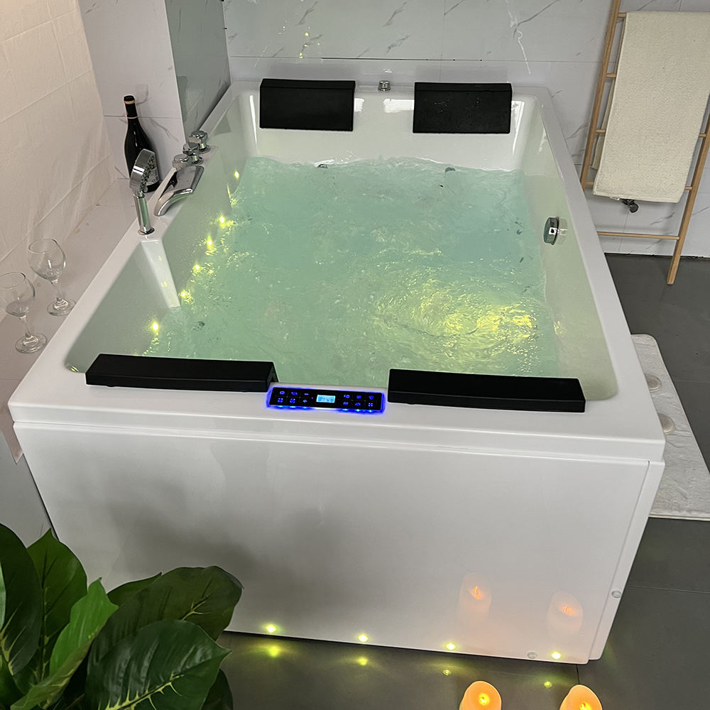 Vaskë luksoze ( SET), pompë uji, (1.5 HP), 4 jastëkë, Air Bubble (350W), ngrohës ( 2KW), dritë nënujore, kullues  Dimensionet 180x120x58cm